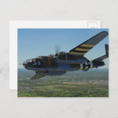 B-25 Mitchell Postkarte (Vorne/Hinten)