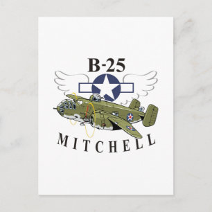 B-25 Mitchell Postkarte