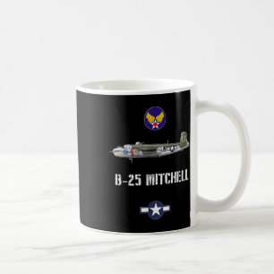 B-25 Mitchell-Wwii-Bomber der militärischen Luftwa Kaffeetasse