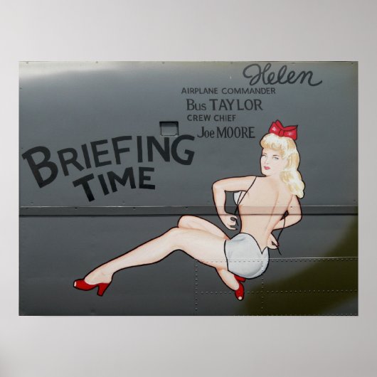 B-25 Nose Art Poster (Vorne)