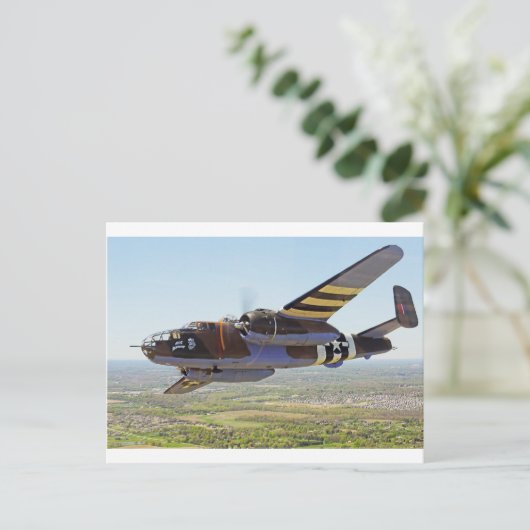 B-25 POSTKARTE (Stehend Vorderseite)