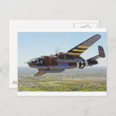B-25 POSTKARTE (Vorne/Hinten)