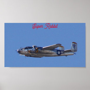 B-25 Super Rabbit  Poster