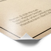 B-25B Mitchell Doolittle - Airplane Blueprint SD Fotodruck (Ecke)