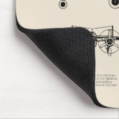 B-25B Mitchell Doolittle - Airplane Blueprint SD Mousepad (Ecke)