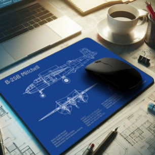 B-25B Mitchell Doolittle - Flugzeugkonzept AD Mousepad