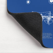 B-25B Mitchell Doolittle - Flugzeugkonzept AD Mousepad (Ecke)