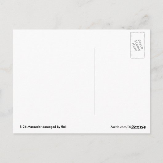 B-26 Marauder Postkarte (Rückseite)