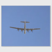 B-29 Bomber Wrapping Paper Geschenkpapier (Flach)