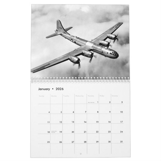 B-29 Superfestung Kalender (Jan 2026)
