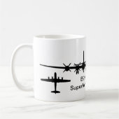 B-29 Superfestung Silhouette Kaffeetasse (Links)