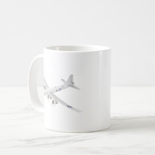 B-29 Superfestung WW2 Schwerbomber Kaffeetasse (Vorderseite Links)
