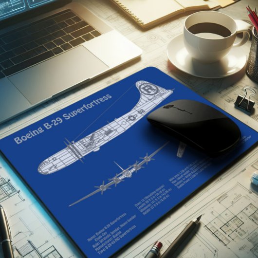 B-29 Superfortress - Flugzeugkonzepte ABD Mousepad