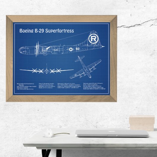 B-29 Superfortress - Flugzeugkonzepte AD Fotodruck