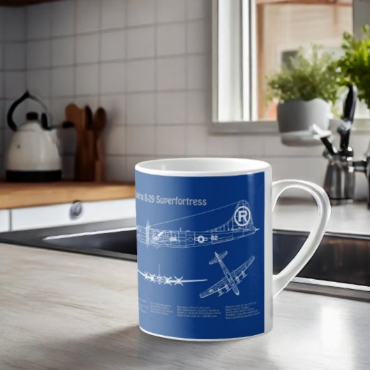 B-29 Superfortress - Flugzeugkonzepte AD Kaffeetasse