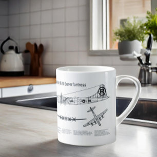 B-29 Superfortress - Flugzeugkonzepte BD Kaffeetasse