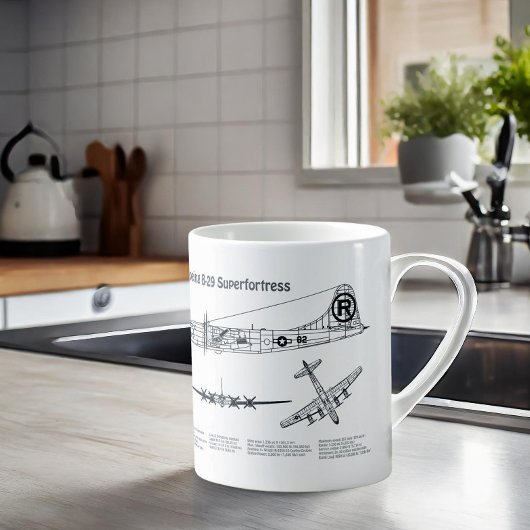 B-29 Superfortress - Flugzeugkonzepte BD Kaffeetasse