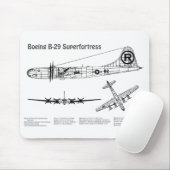 B-29 Superfortress - Flugzeugkonzepte BD Mousepad (Mit Mouse)