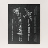 B-29 Superfortress - Flugzeugkonzepte PD Puzzle (Vertikal)