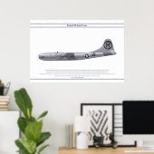 B-29 USA Enola Gay Poster (Heimbüro)
