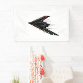 B-2 B2 Spirit Stealth Bomber Jet Plane 4th of July Banner (Insitu)