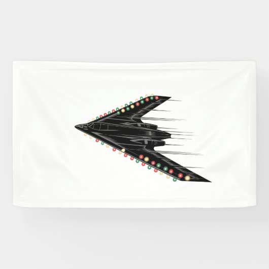 B-2 B2 Spirit Stealth Bomber Jet Plane 4th of July Banner (Horizontal)