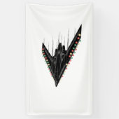 B-2 B2 Spirit Stealth Bomber Jet Plane 4th of July Banner (Vertikal)