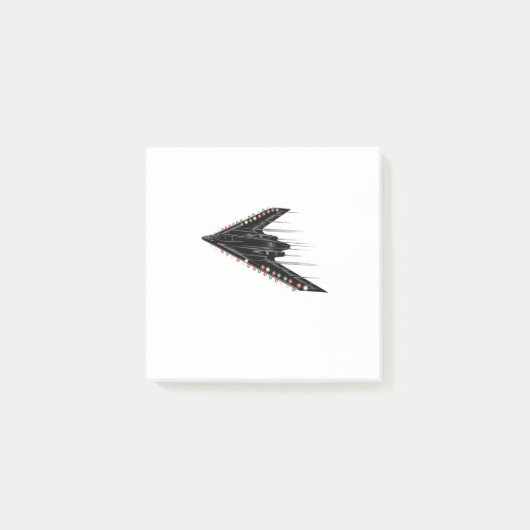 B-2 B2 Spirit Stealth Bomber Jet Plane 4th of July Post-it Klebezettel (Vorderseite)