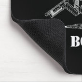 B-2-Bomber-Flugzeug-Schaltplan Militär-Tarnkappenb Mousepad (Ecke)