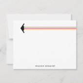 B-2 Bromber-Dreifarbenstreifen-Bodenbeläge Mitteilungskarte (Vorderseite)