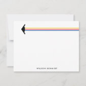 B-2 Bromber-Dreifarbenstreifen-Bodenbeläge Mitteilungskarte (Vorderseite)