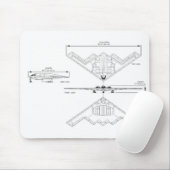 B-2-Geist Mousepad (Mit Mouse)