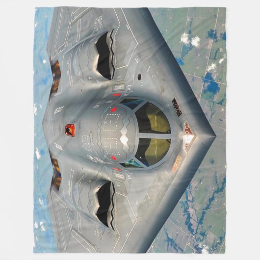 B-2 SPIRIT FLEECEDECKE (Vorderseite)