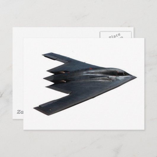 B-2 SPIRIT - FLYING WING POSTKARTE (Vorne/Hinten)