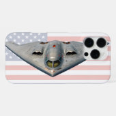 B-2 SPIRIT iPhone HÜLLE (Rückseite (Horizontal))