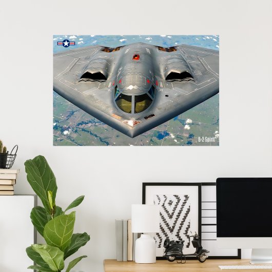 B-2 SPIRIT POSTER (Heimbüro)