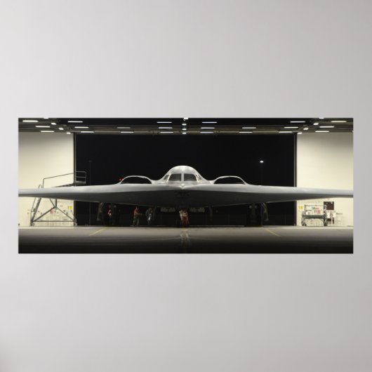 B-2 Spirit Stealth Bomber Aircraft Poster (Vorne)