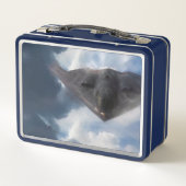 B-2 Spirit Stealth Bomber GHOST MAKER Metall Brotdose (Rückseite)