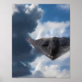 B-2 Spirit Stealth Bomber GHOST MAKER Poster (Vorne)