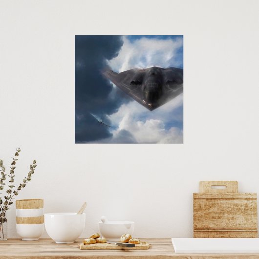 B-2 Spirit Stealth Bomber GHOST MAKER Poster (Küche)