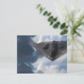B-2 Spirit Stealth Bomber GHOST MAKER Postkarte (Stehend Vorderseite)