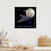 B-2 Stealth Bomber Poster (Küche)