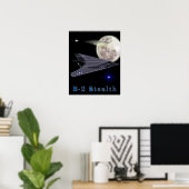B-2 Stealth Bomber Poster (Heimbüro)