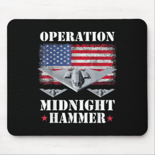 B-2-Tarnkappen-Jet-Shirt Operation Midnight Hammer Mousepad
