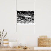 B-36 Plakat/Druck für Flugzeuge der Peacemaker-Qua Poster (Küche)