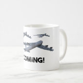B-52 Armada Strategische Bomber Kaffeetasse (VorderseiteRechts)