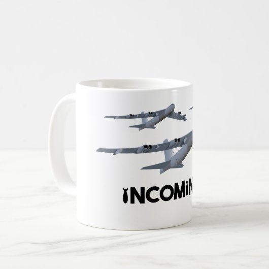 B-52 Armada Strategische Bomber Kaffeetasse (Vorderseite Links)