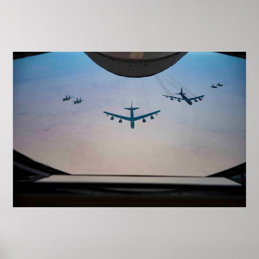 B-52 Betankung der Stratofestung Poster (Vorne)