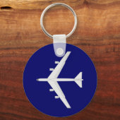 B-52 Bomber - Top-Ansicht Schlüsselanhänger (Vorderseite)