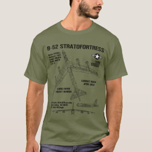 B-52 Militärflugzeuge der Stratofestung B52 T-Shirt